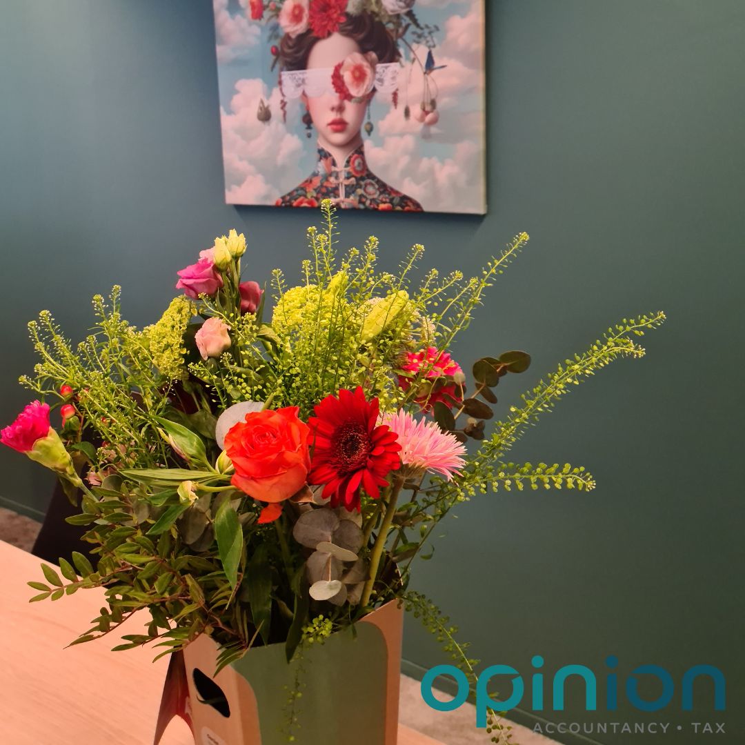 Backoffice in de bloemen bij Opinion Accountancy & Tax